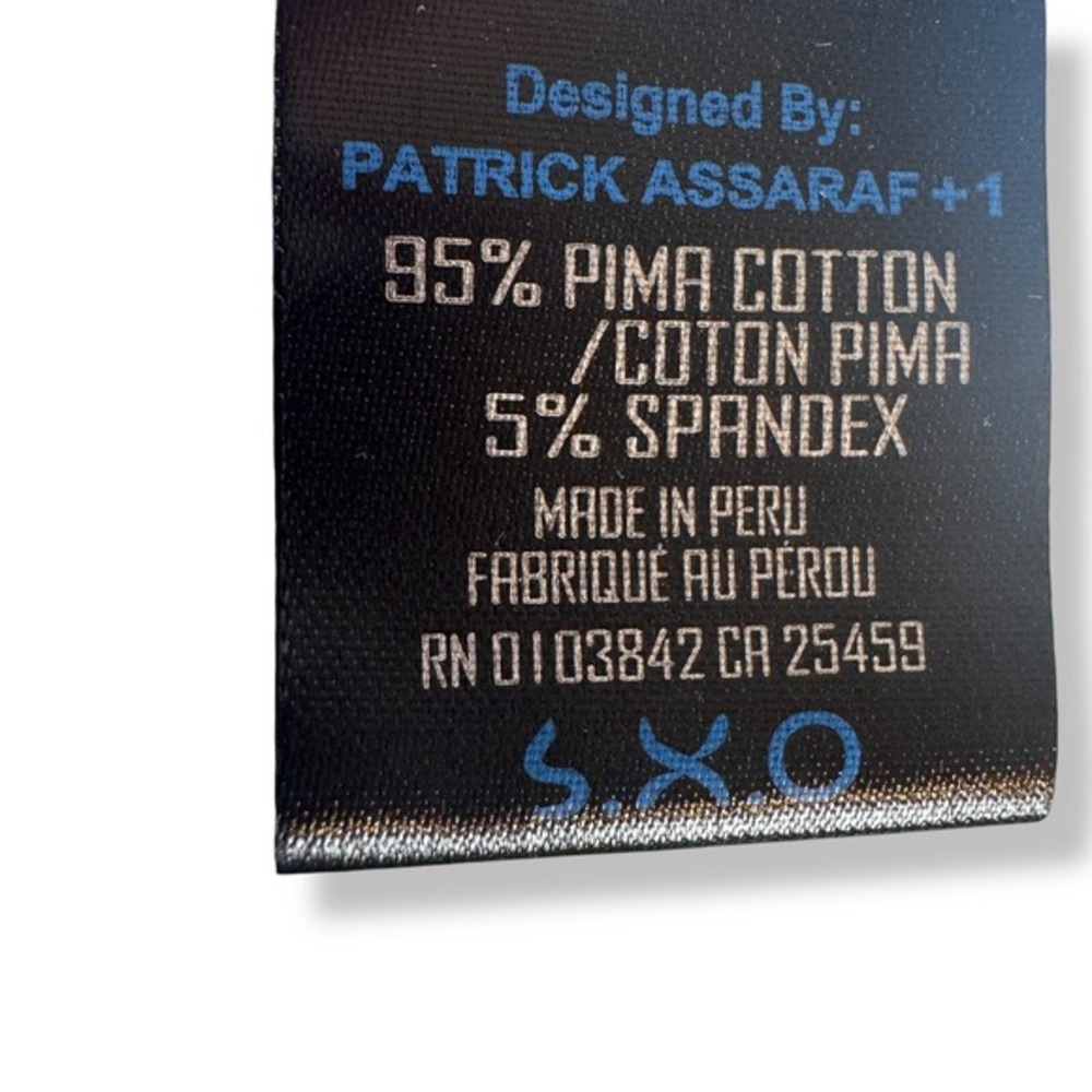 Patrick Assaraf Tank Top Womens Size XS Pima Cotton Blue‎ Workout Performance - Picture 4 of 10